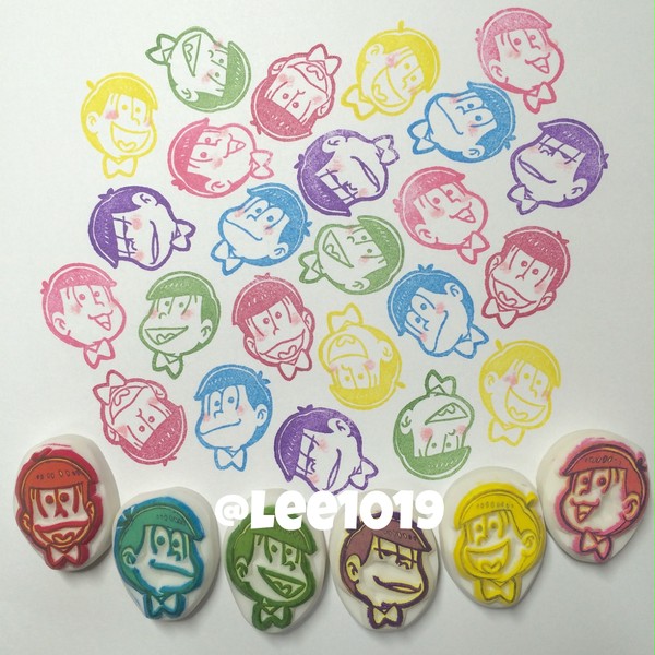 【消しゴムはんこ】おそ松さん