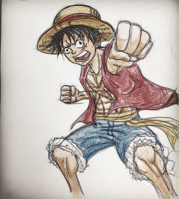 Colored Luffy 