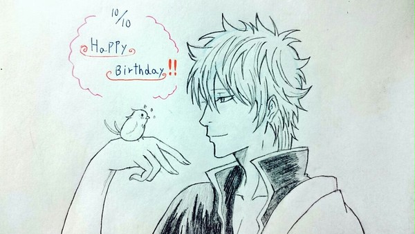 小鳥と祝う誕生日
