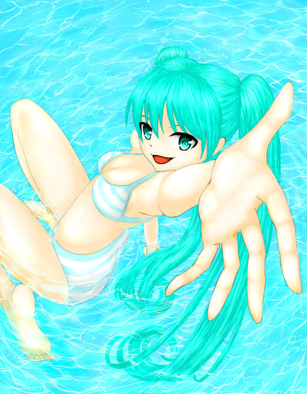 ミク水着