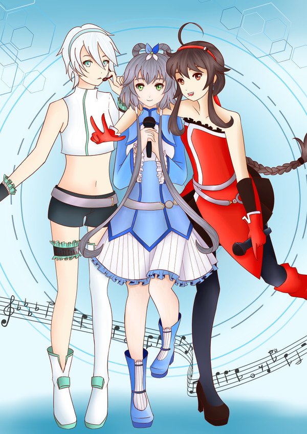 Gently singing...
