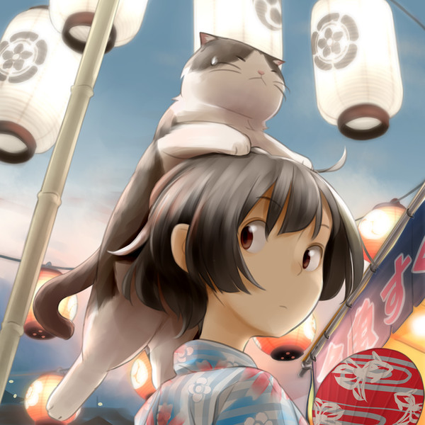 振り向く