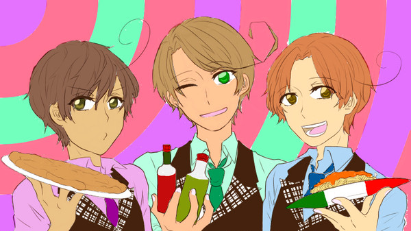 ♨お借りした線画に色を塗ってみました。♨