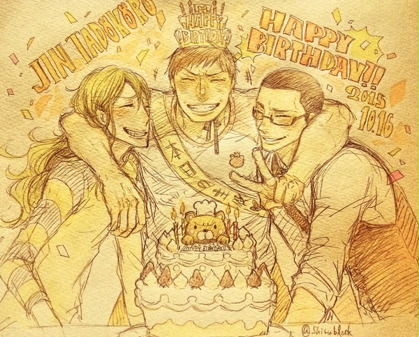 田所さんお誕生日絵と何か