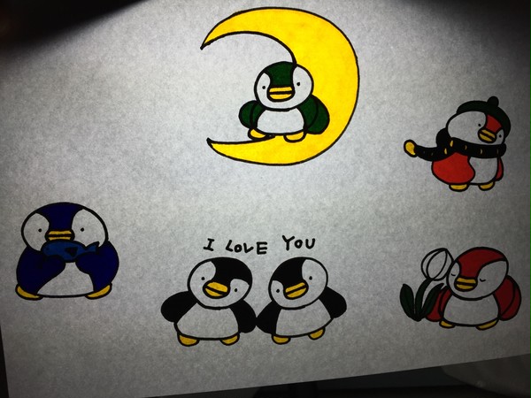ライトアップペンギン