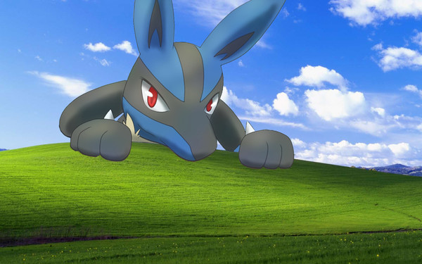 Windows XP大草原与lucario