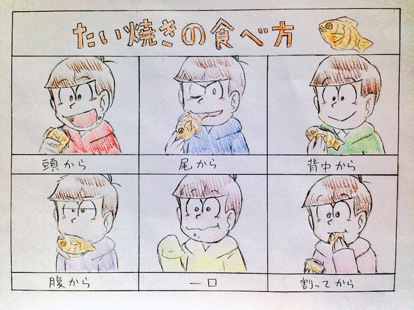 たい焼きの食べ方