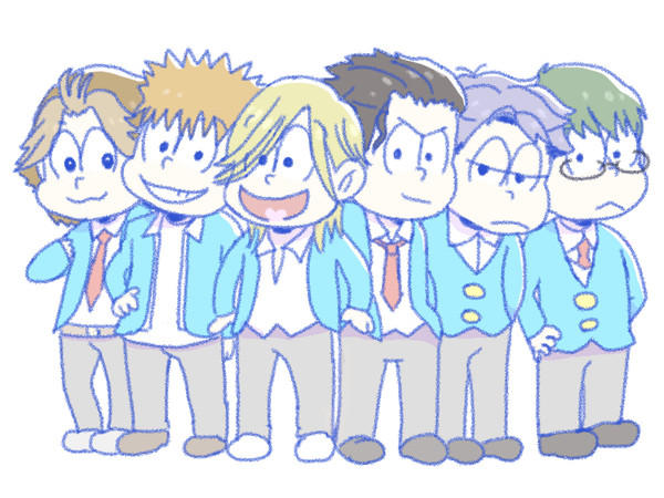 おそ松さん風ときメモGS3男子