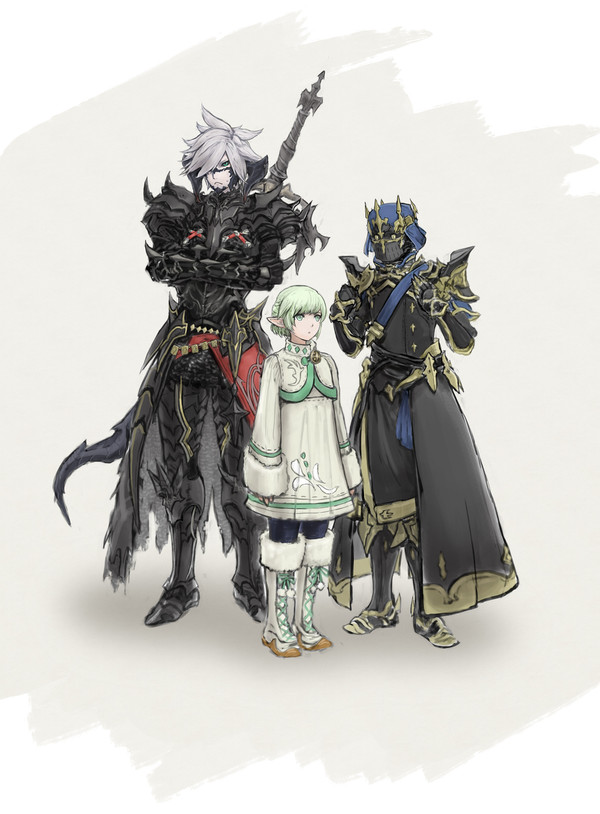 暗黒騎士クエの３人
