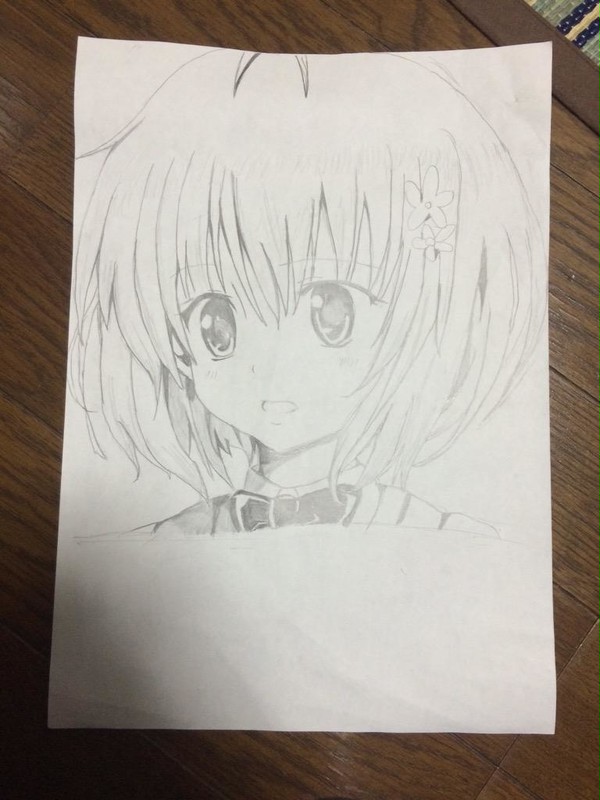 To LOVEる の「モモ・ベリア・デビルーク」描いてみた