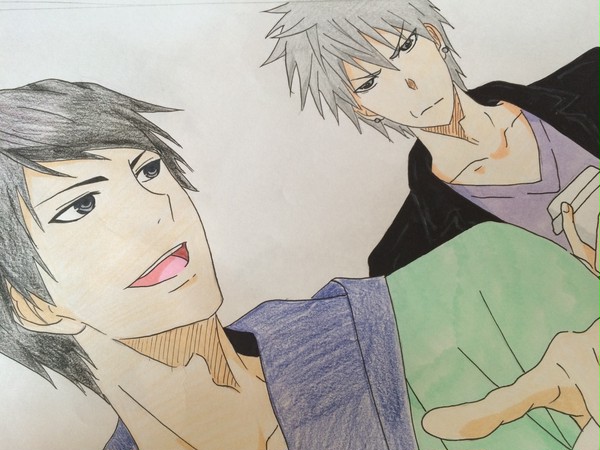 虹村＆灰崎 ENDカード 描いてみた