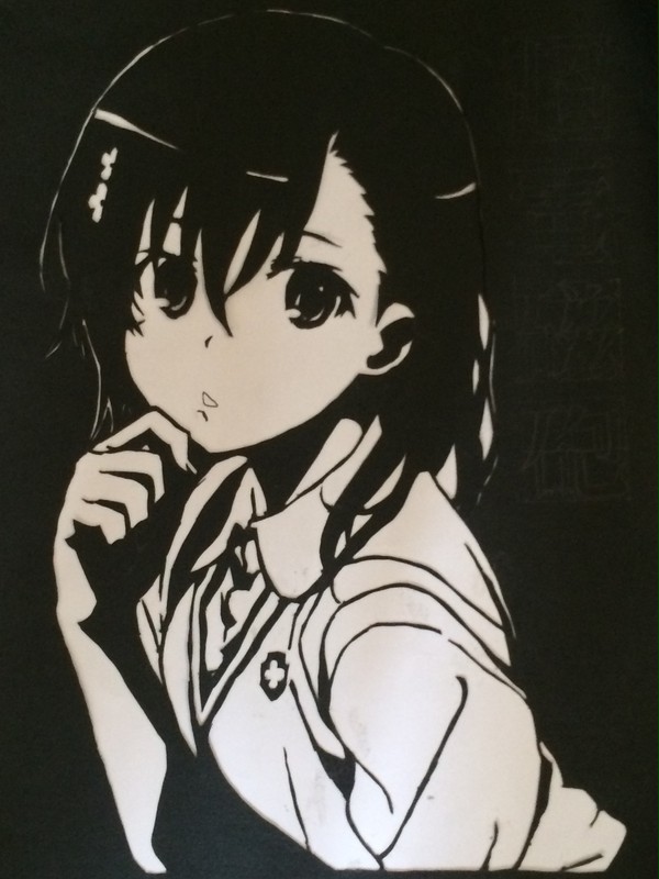 【切り絵】御坂美琴【超電磁砲】