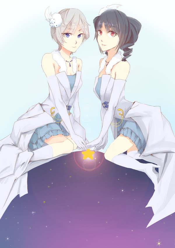 銀髪