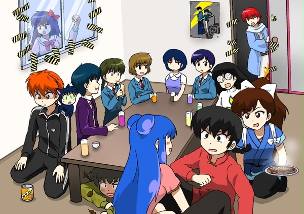 らんまチームとりんねチームのお茶会