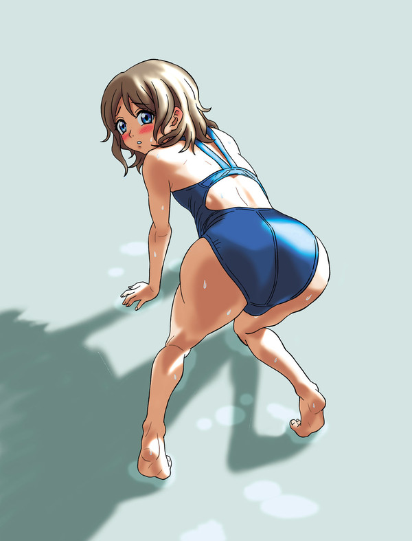 プールあがり