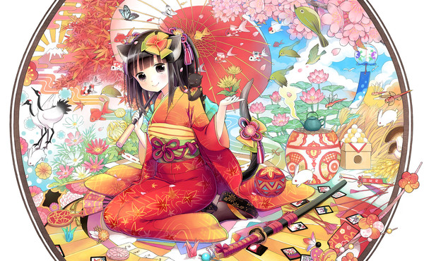 着物少女絵巻