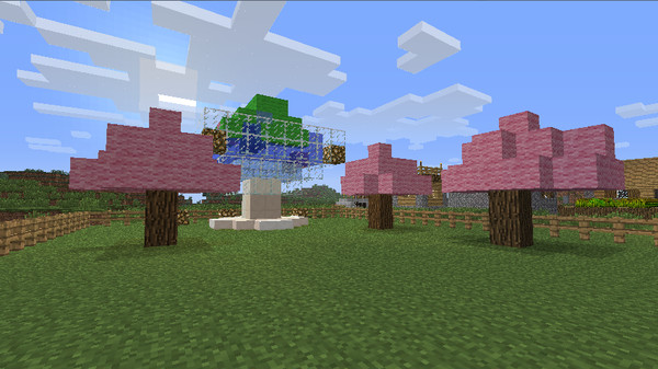 Minecraft　朝桜？