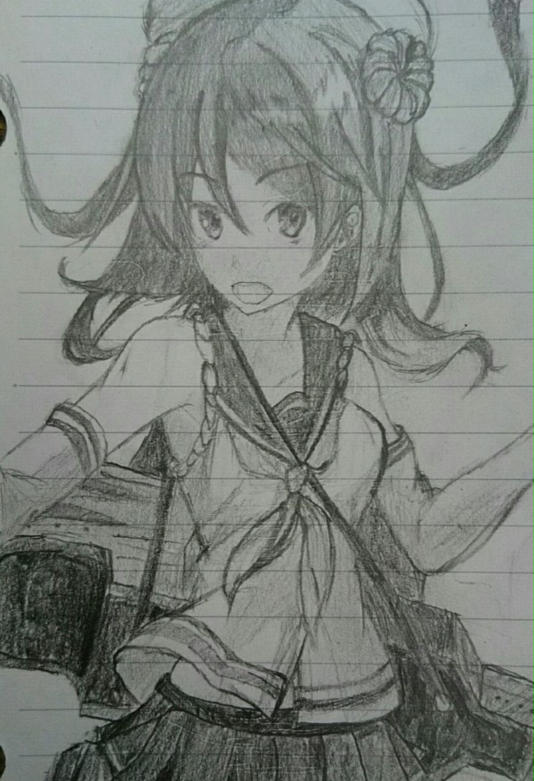 浦風 模写