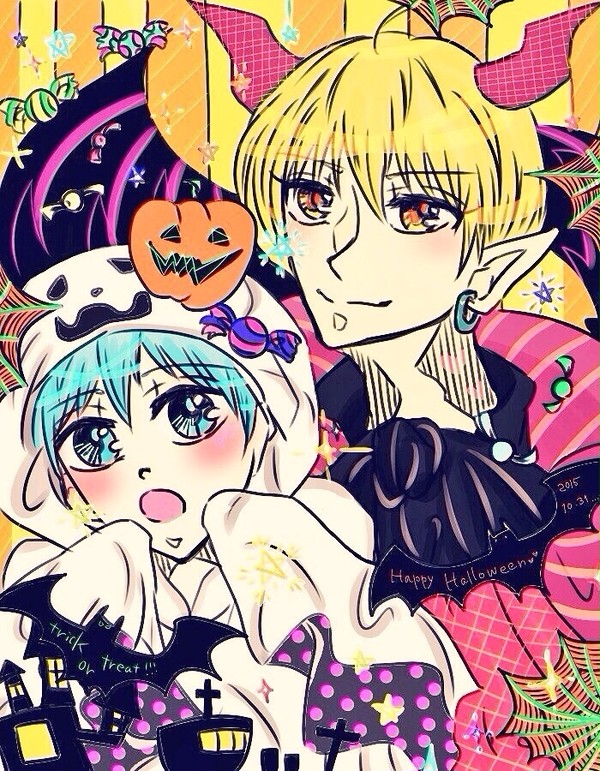 黄黒 ハロウィン