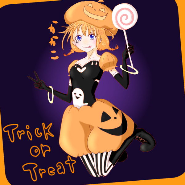 ハロウィン　カモメ