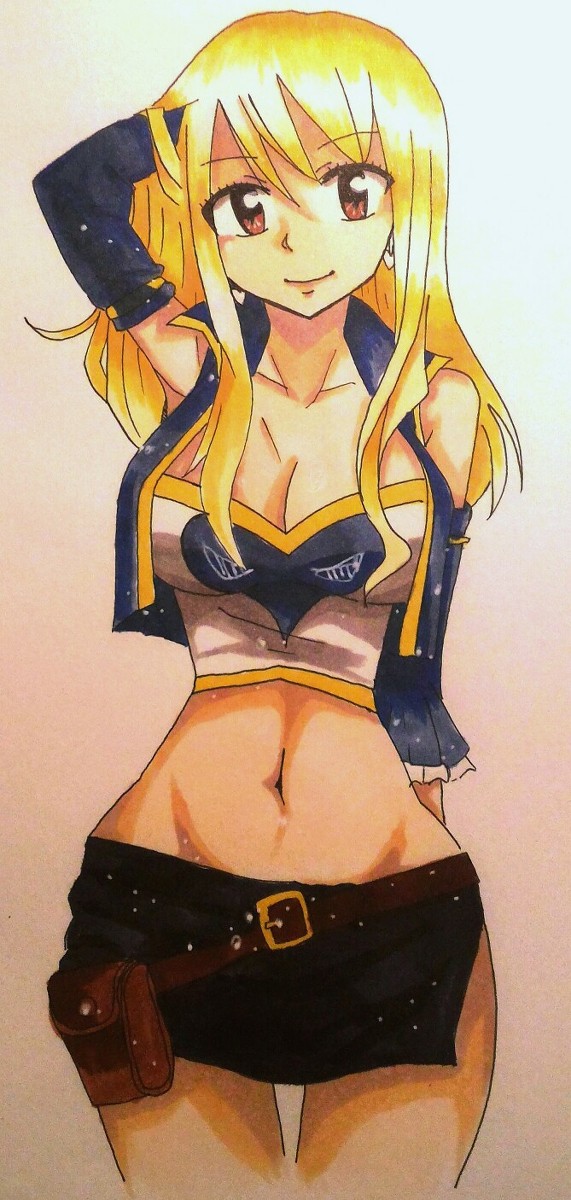 ルーシィ・ハートフィリア描いてみた