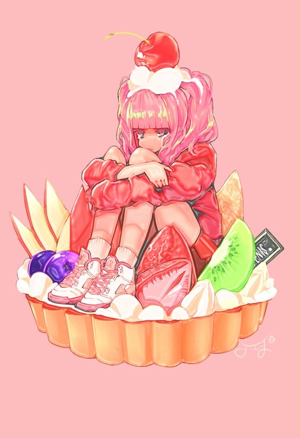 Fruit tarte girl