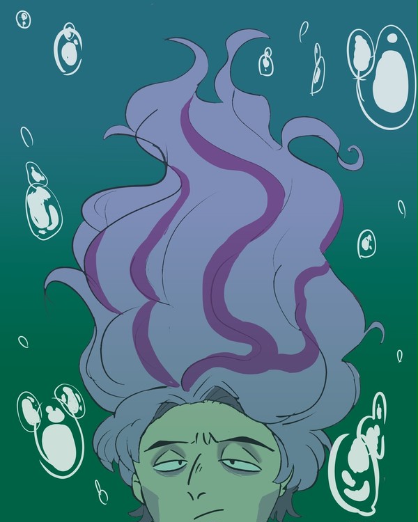 深海の蛸。