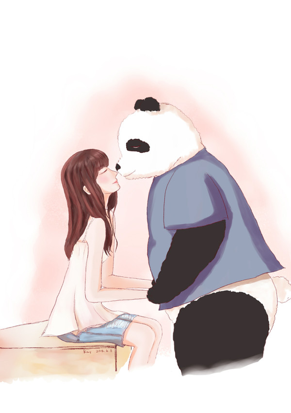 她的男朋友叫PANDA