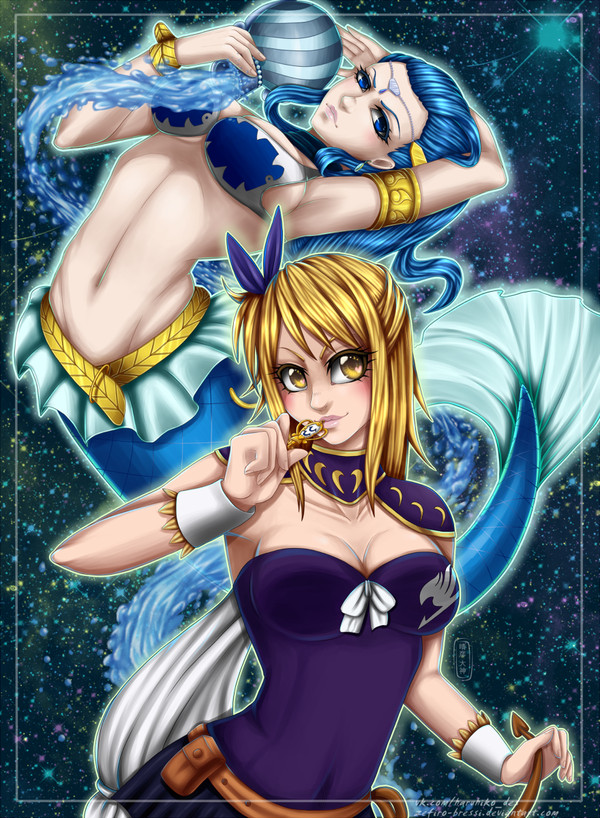 Lucy Heartfilia and Aquarius