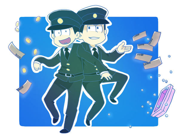おそ松さん落書き詰め