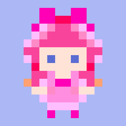 オトカドールあいちゃん[ドット絵にしてみた]