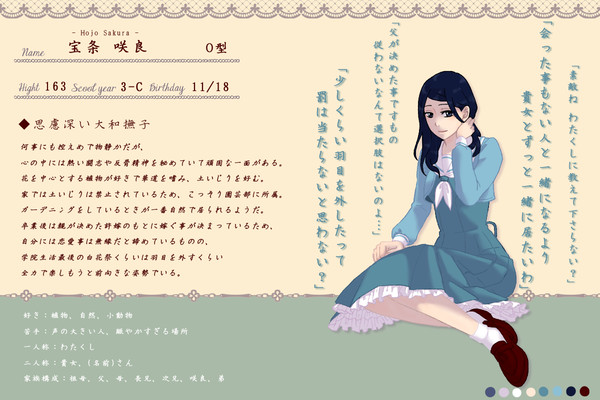 【花舞】宝条 咲良【名簿】