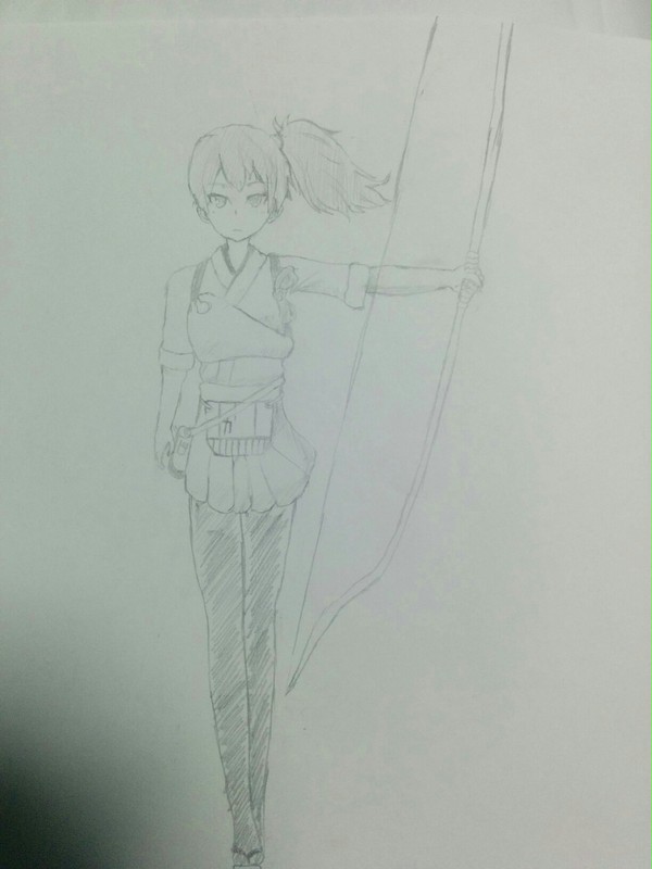 前書いた練習絵