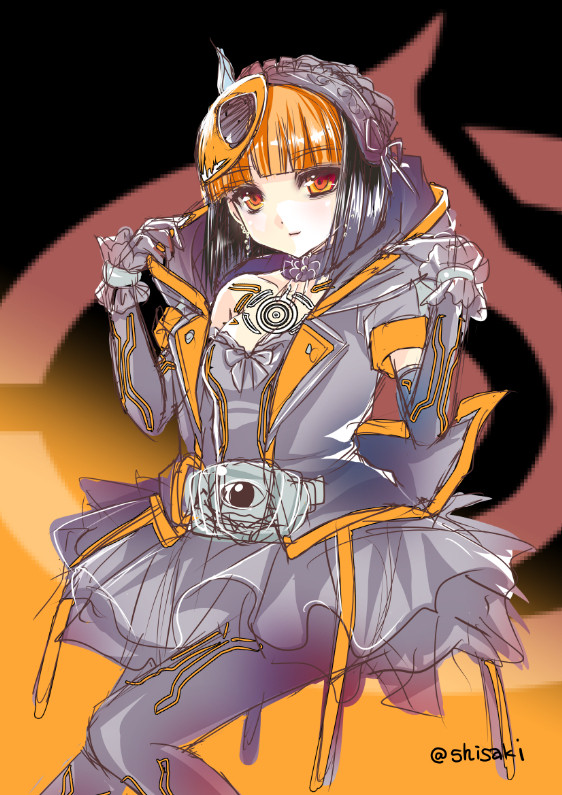 ライダー少女仮面ライダーゴーストさん(ラフ)