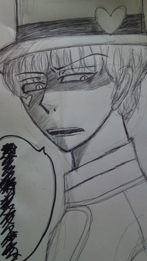 【イメージ崩壊に注意!】初描き黒いジャックハートさん