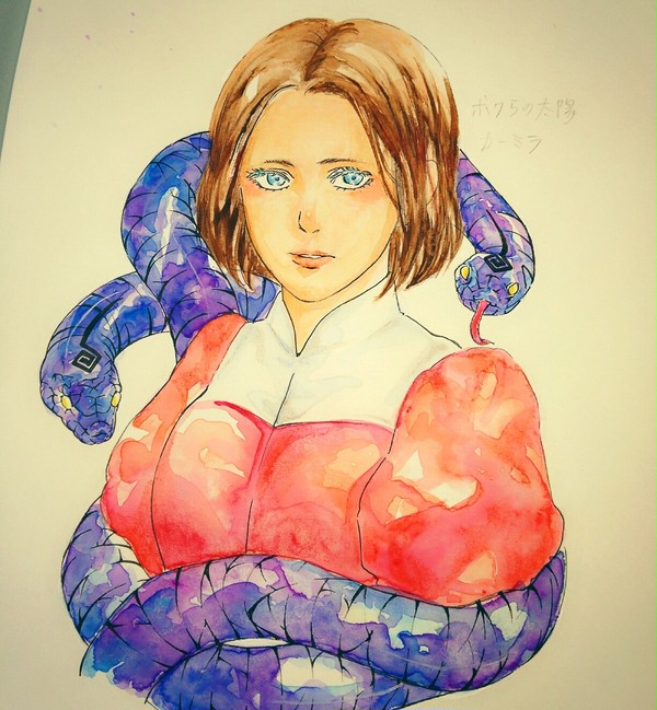 カーミラ落書き