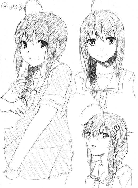 久しぶりに落書きと練習