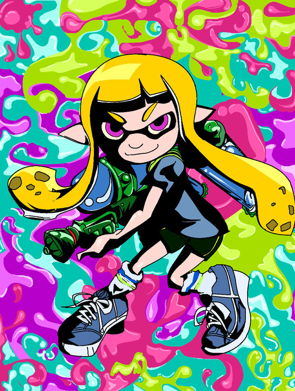 スプラトゥーン　イカちゃん