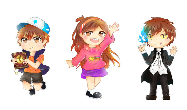 Chibi Gravity Falls