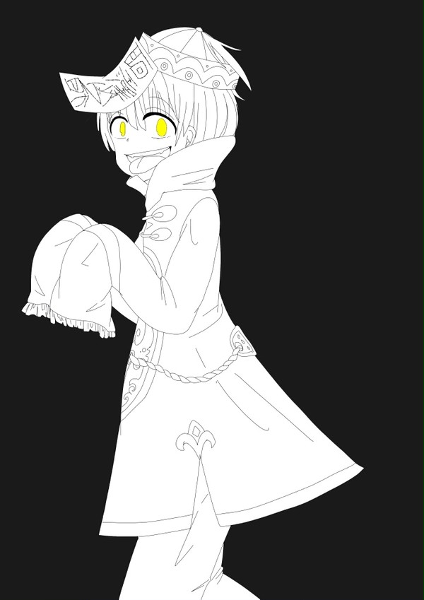 [自己絵注意]キョンシー十四松