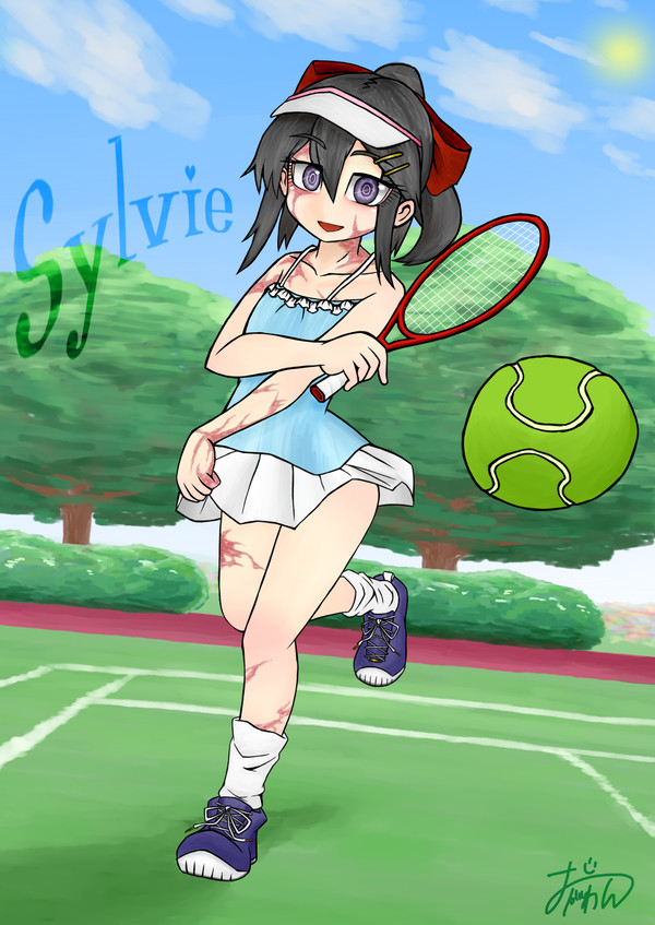 シルヴィちゃんとテニスしたいっ!