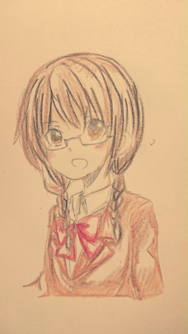 女の子落書き