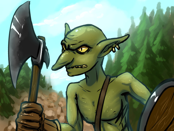 Test goblin drawing