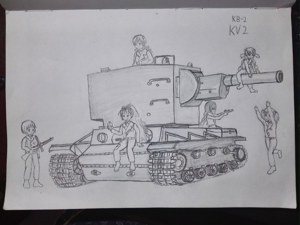 GIRLS und PANZER☆Madoka KV-2