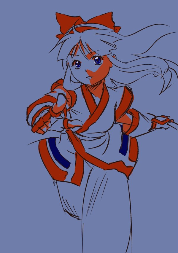 【サムライスピリッツ　落書き】ナコルル
