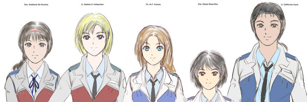 【落書き】151203:Heroines