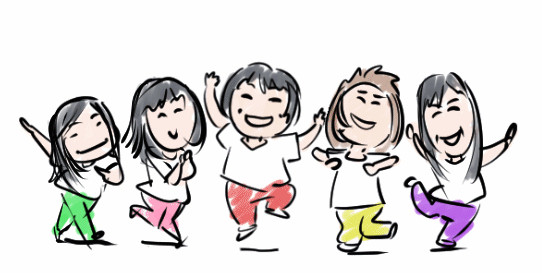 わちゃわちゃ