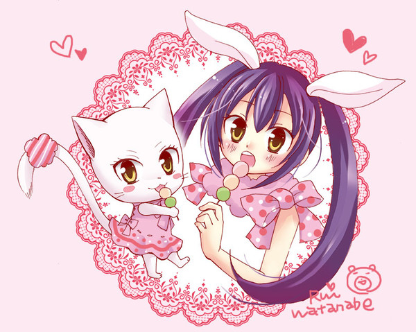 うさぎとねこに似た生き物