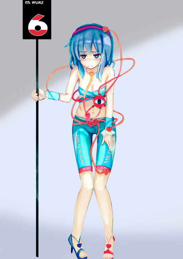 さとり様にレースクイーンの恰好をしてもらいました