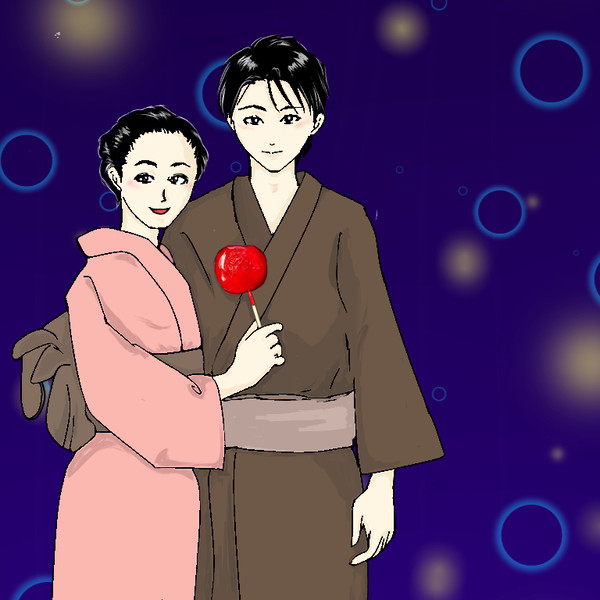 浴衣のゆづまお